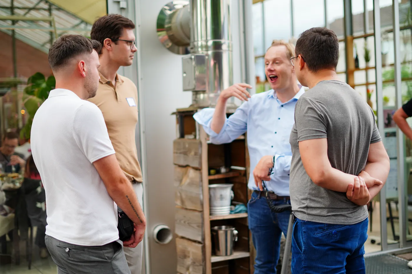 Workshop-Situation beim KI Hub in Kassel