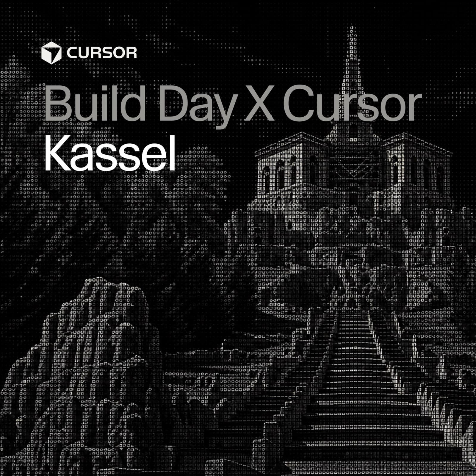 Veranstaltungsgrafik: Cursor Kassel Build Day, KI Hub Kassel