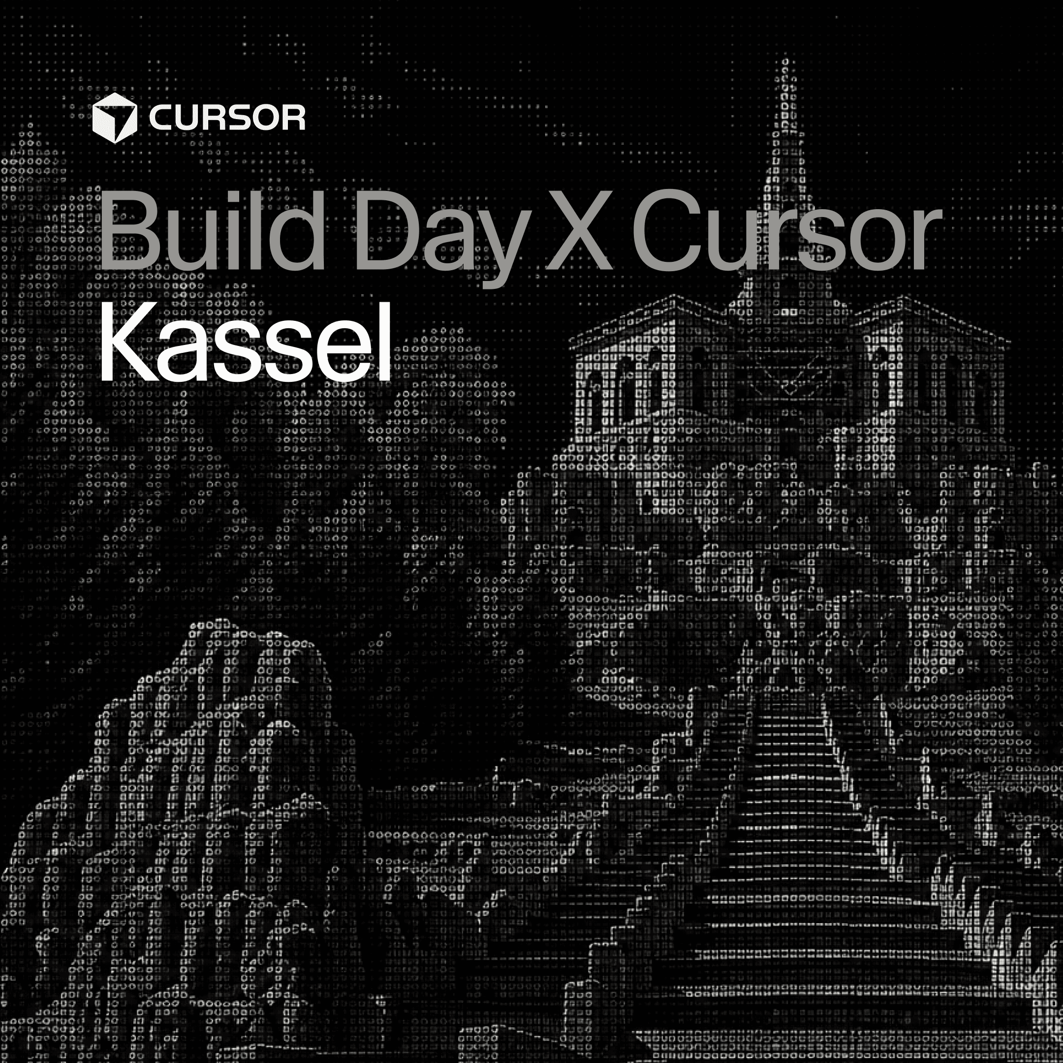 Veranstaltungsgrafik: Build Day × Cursor, 9. September 2026 – KI Hub Kassel